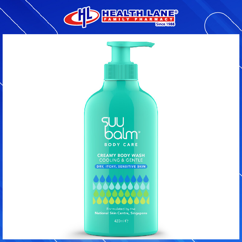 SUU BALM DUAL COOLING & MOISTURISING CREAM BODY WASH (420ML)